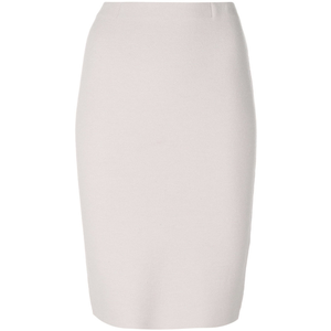 D.Exterior midi pencil skirt