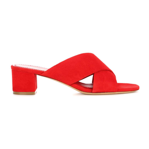 MANSUR GAVRIEL 40mm Crossover suede sandals