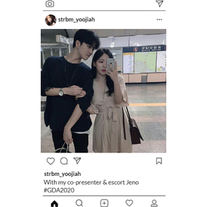 Yujia's Instagram Update With Jeno