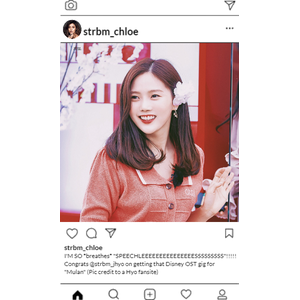 Chloe's Instagram Update
