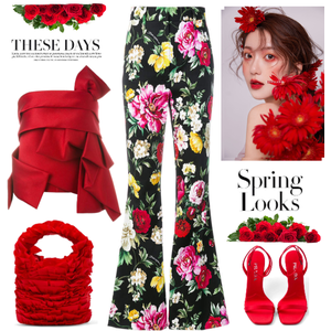 NEW CONTEST:FLORAL PANTS FOR SPRING SIMPLE ORGANIZED FASHION SETS ONLY