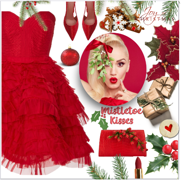 Red babydoll for Holidays