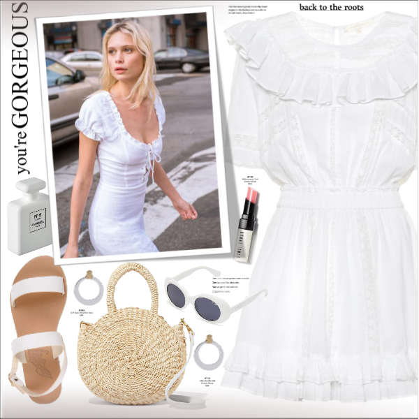 Little white mini dress