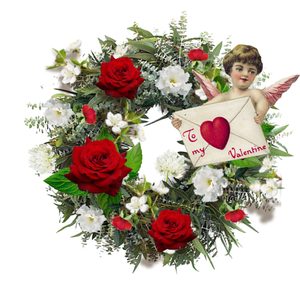 To My Valentine Wreath