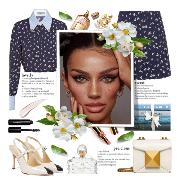 Chic Floral Overlay Fashion Set main image 1