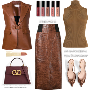 NEW CONTEST: STYLE A MAXI OR MIDI LEATHER SKIRT ORGANIZED FASHION SETS ONLY