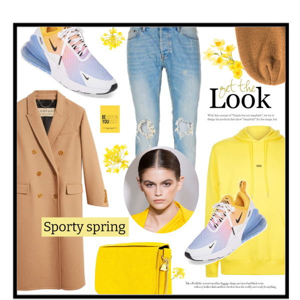 Sporty yellow outfit Fashion look URSTYLE
