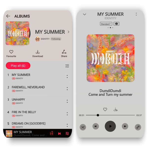 𝐖𝐀𝐑𝐌𝐓𝐇 Album Discography Fashion look URSTYLE
