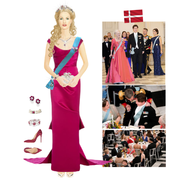As a close friend of the danish royal family queen rose attended a