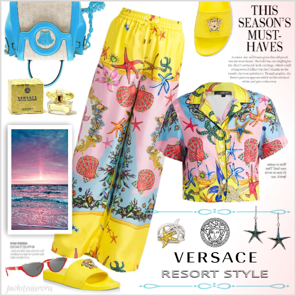 Versace Resort Style ~ Pajamas in Public