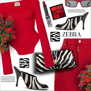 NEW CONTEST:  🦓STYLE THIS KHAITE ZEBRA CLUTCH BAG🦓