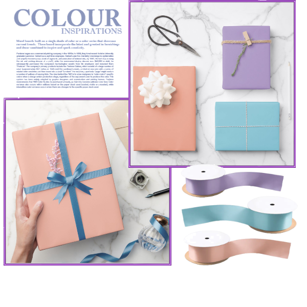 Colorful Wrapping Paper and Ribbon - Fashion look - URSTYLE