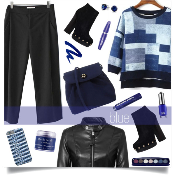 10 ways to wear a blue sweater in winter