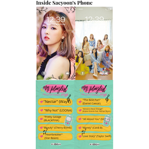 Stalking Saeyoon's Phone (read the description)
