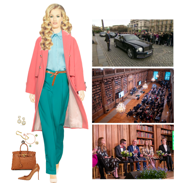 HM Queen Rose attended a seminar on "dyslexia" Fashion look URSTYLE