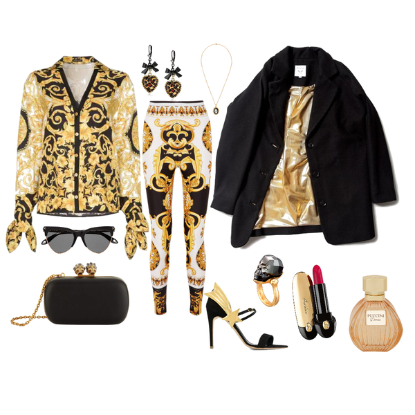 I'm a gold star Fashion look URSTYLE
