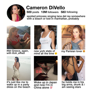 Cam's Instagram (to go with my first GEN 3 STORY...)