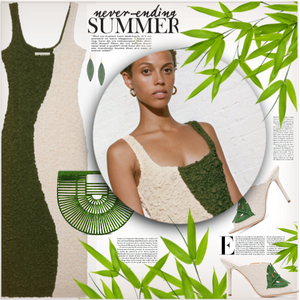 Popcorn texture in summer style