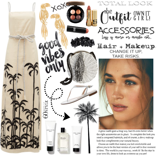 palm-tree-print-spaghetti-strap-maxi-dress-fashion-look-urstyle