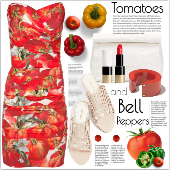 Tomatoes and Bell Peppers - Fashion look - URSTYLE