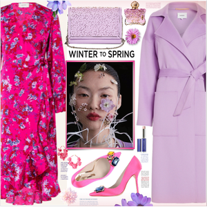 Lilac and pink