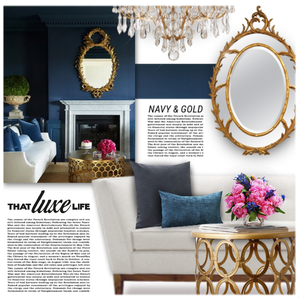 Navy & Gold