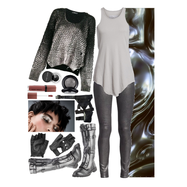 metallic-sweater-and-pants-for-et-fashion-look-urstyle