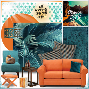 Orange & Teal