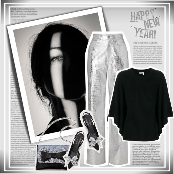 NEW CONTEST: 🤍🤍🤍How To Style Silver Trousers🤍🤍🤍
